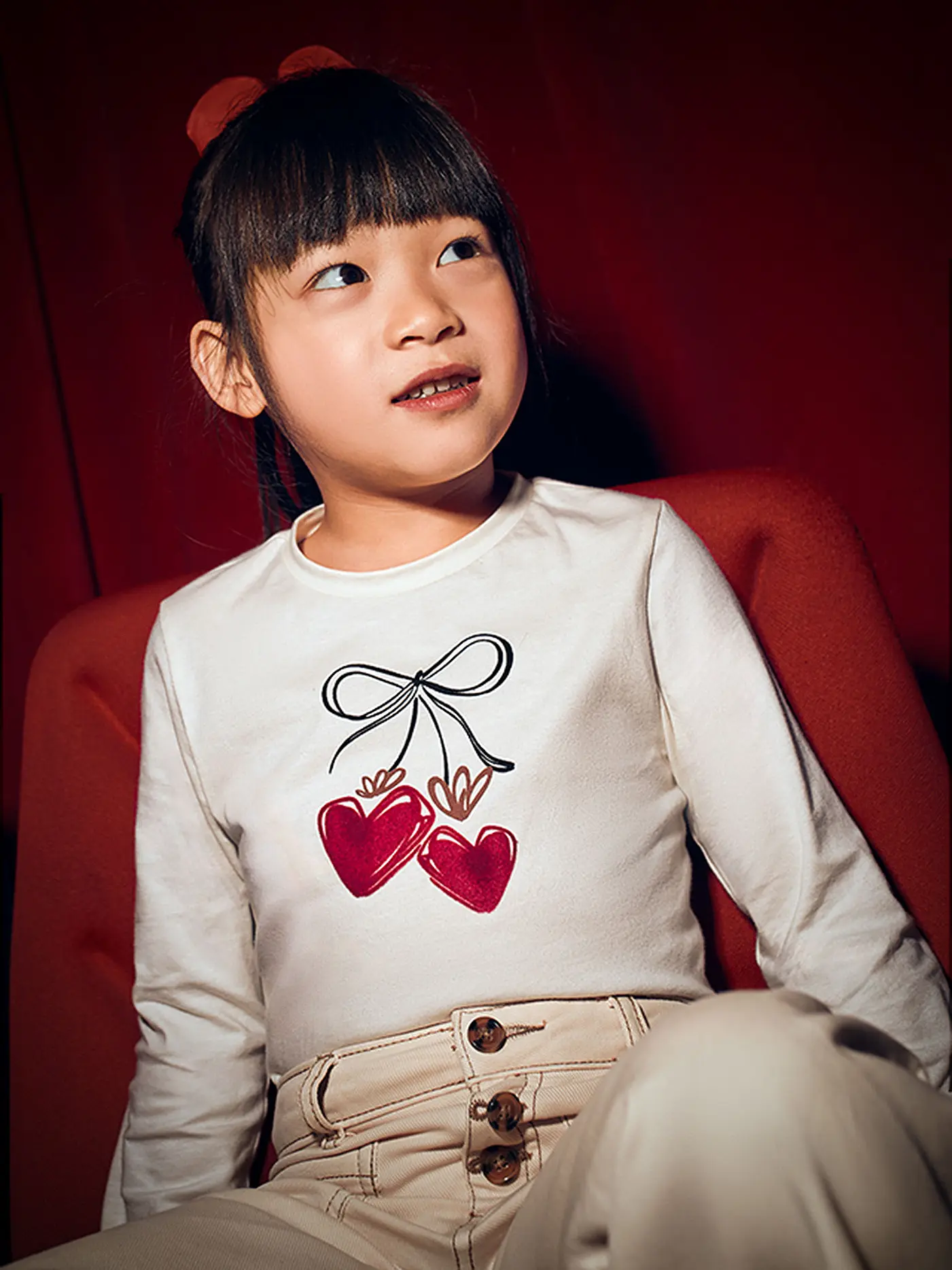 MAYORAL | Mädchen Langarmshirt mit Haargummi | 